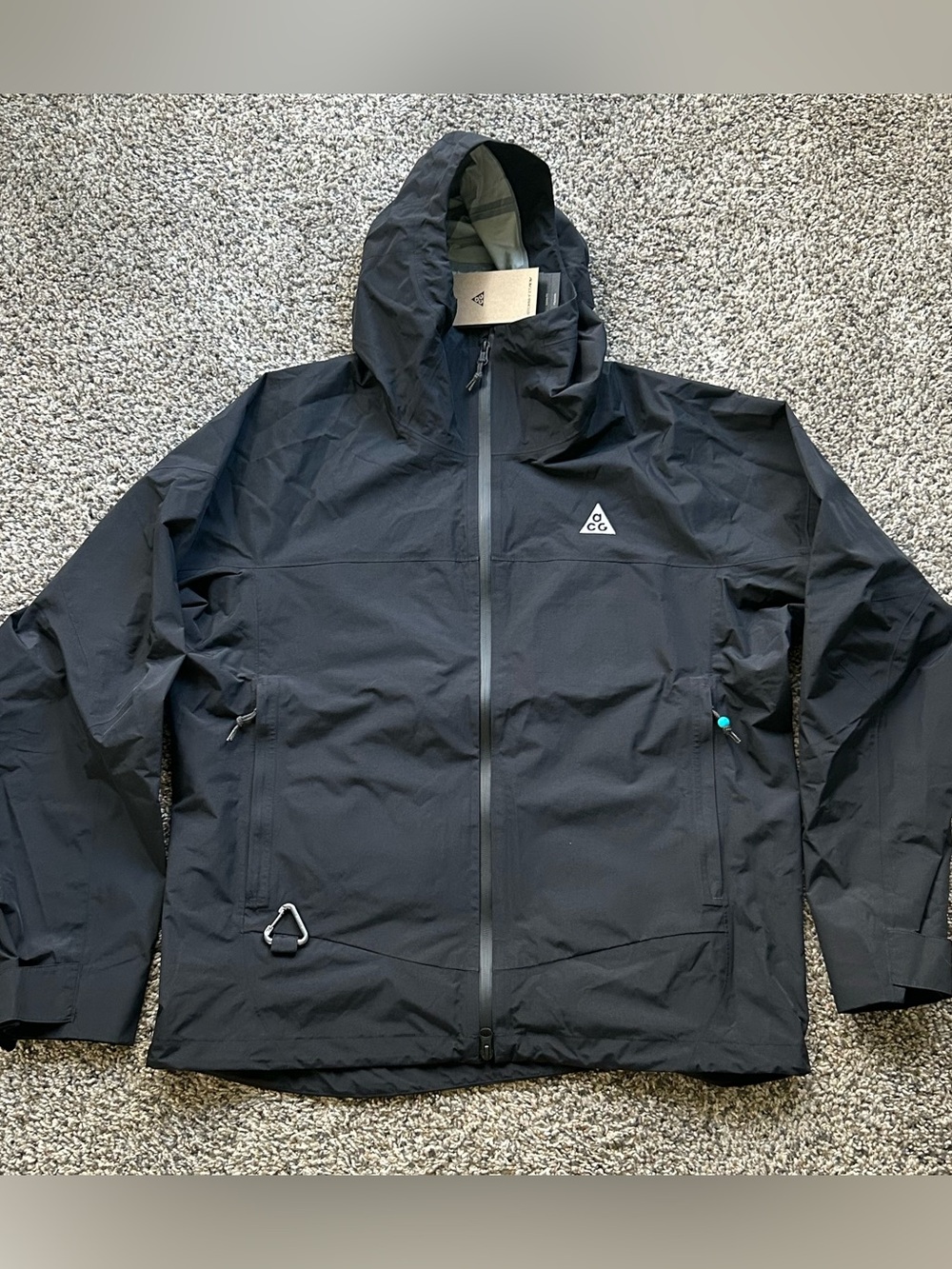 Nike ACG Morpho Storm-FIT ADV Rain Jacket Black Size Men’s Medium HJ2687-010